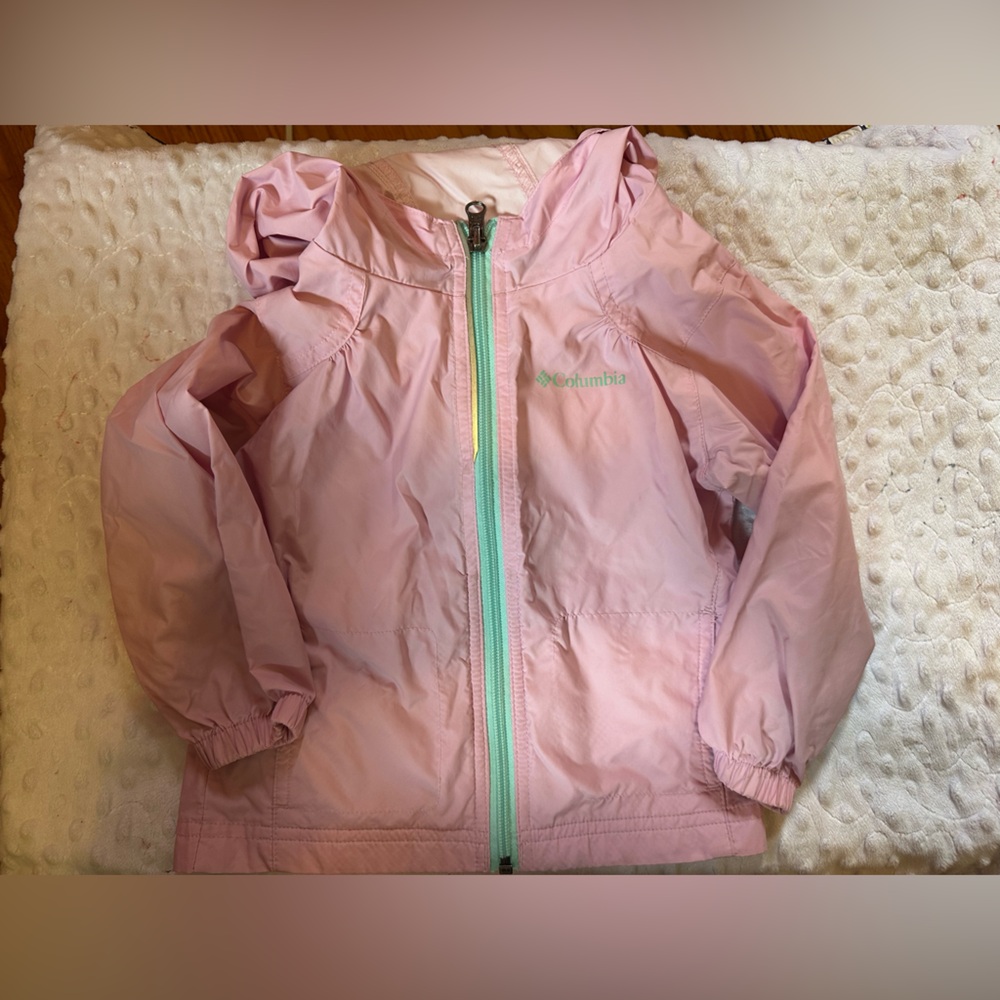 Columbia Kids Light Pink Raincoat
